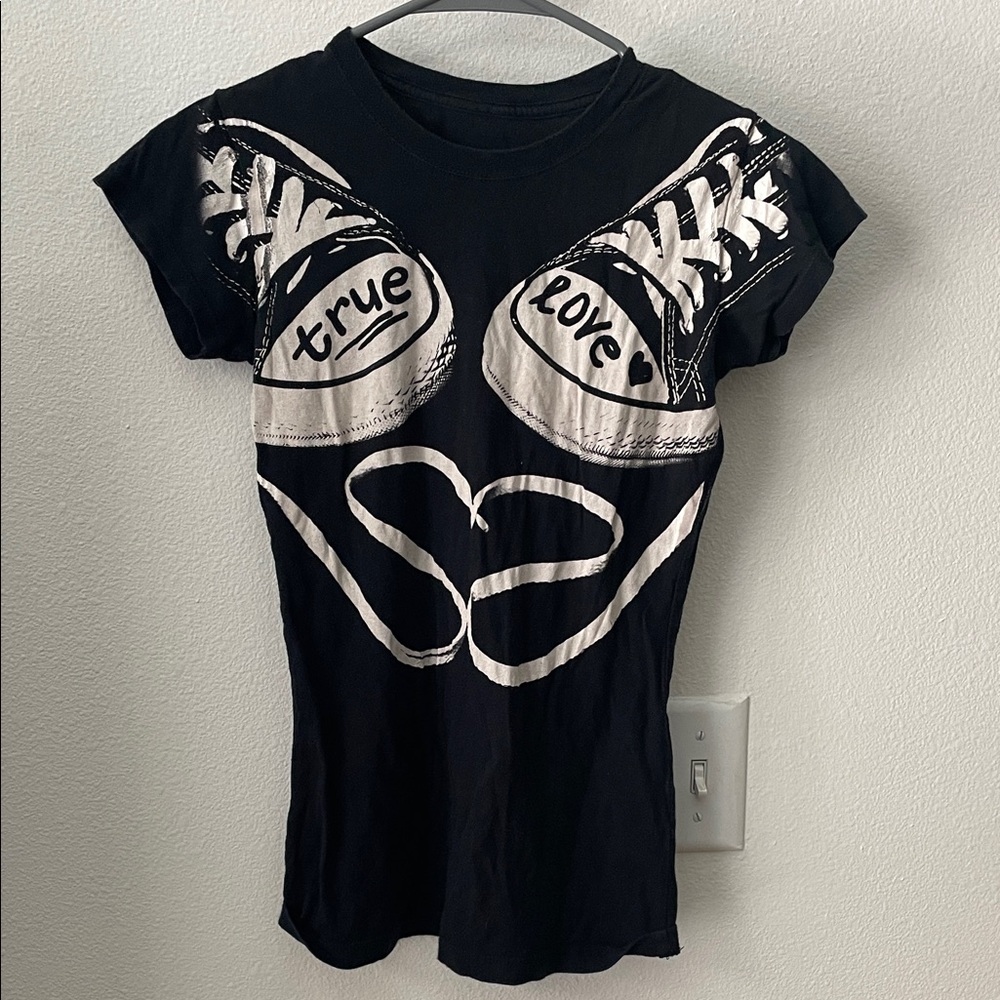 Converse Black True Love Graphic Tee